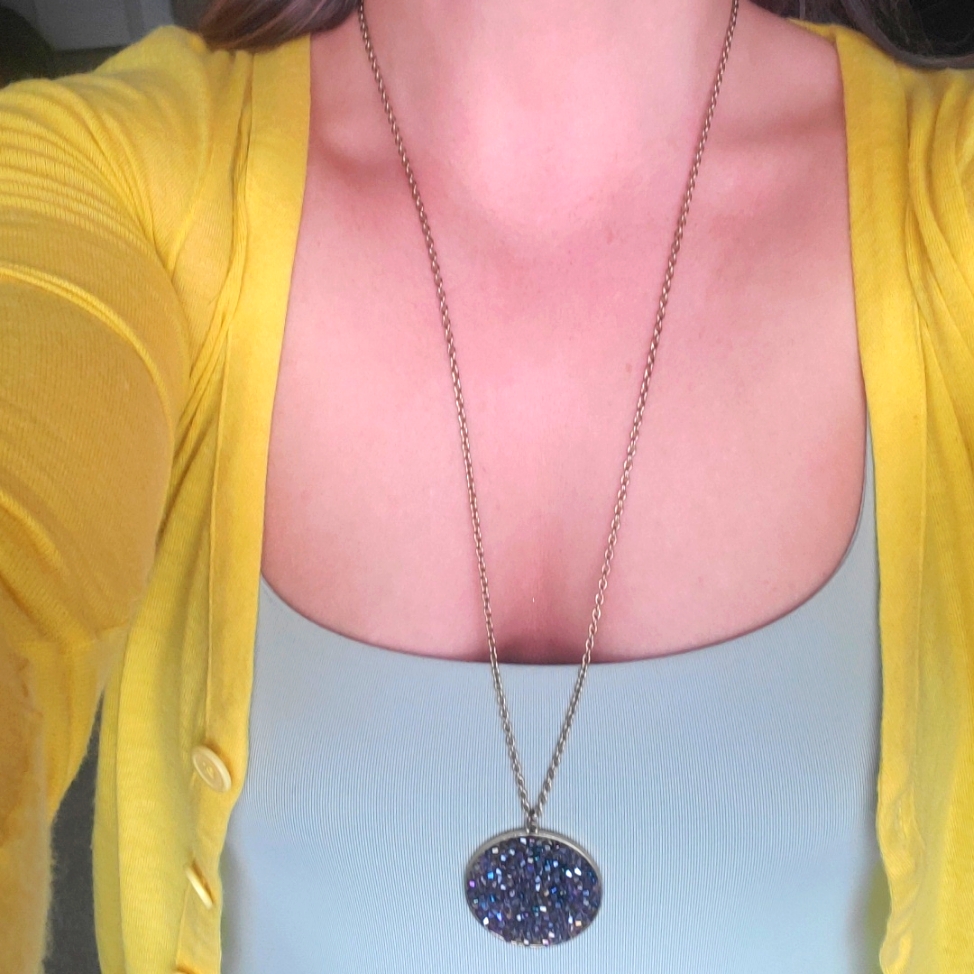 Pacsun Beaded Medallion Necklace